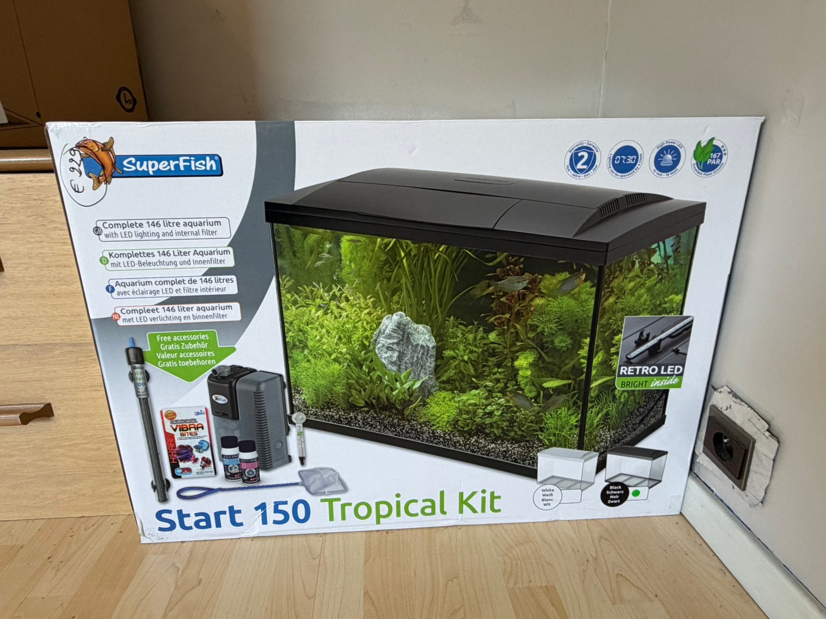 Aquarium, Ophalen, Zo goed als nieuw, Filter, Superfish