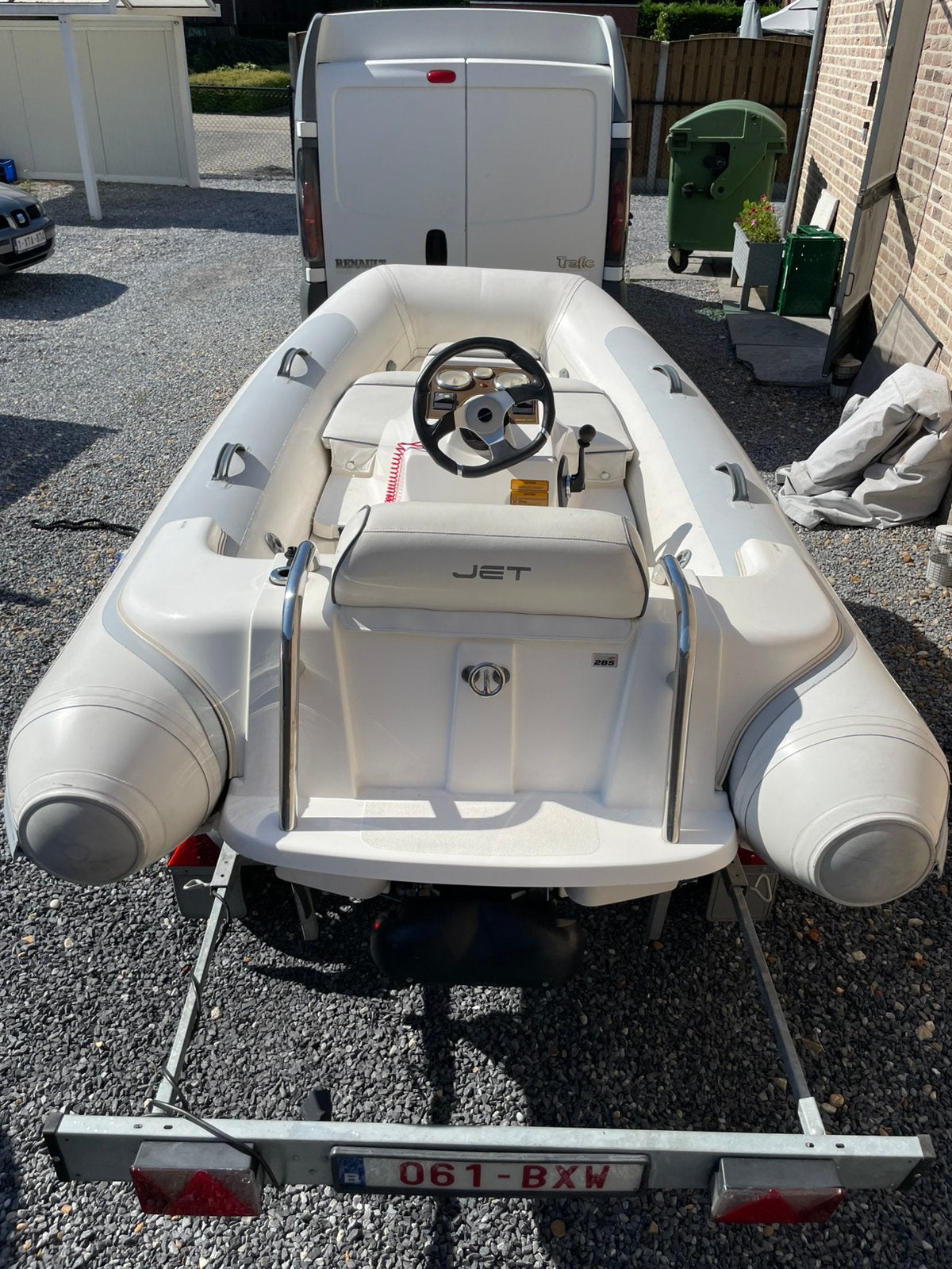 William 285 jet boot, Watersport en Boten, Gebruikt, PVC, Afdekzeil, Benzine
