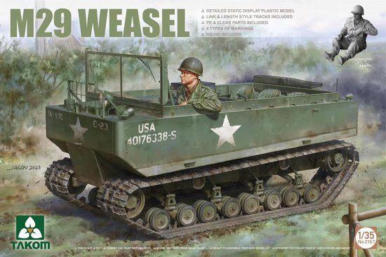 TAKOM 2167 M29 Weasel échelle 1/35, Overige merken, Tank, 1:32 tot 1:50, Nieuw