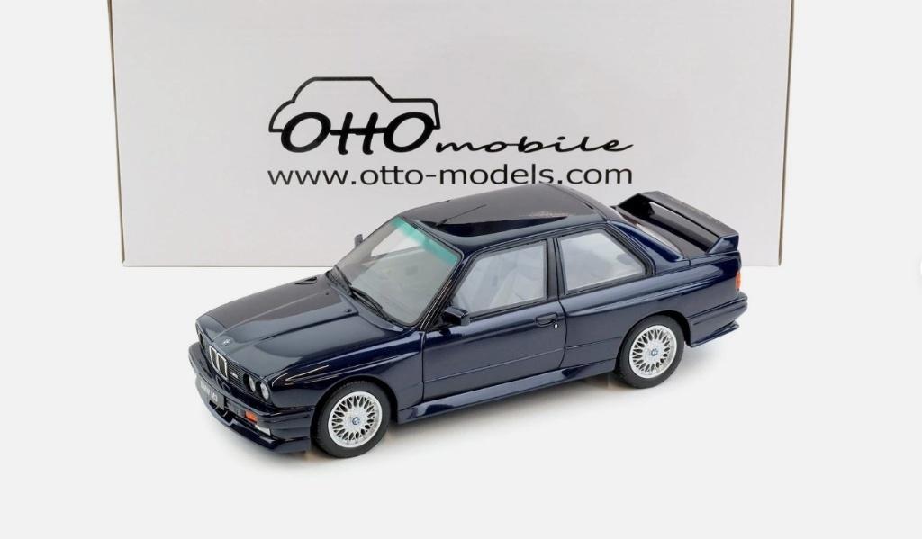 BMW M3 E30 Europakampioen Macau OTTO Blauw 1/18 OT1216, Hobby en Vrije tijd, Ophalen of Verzenden, Nieuw, Auto, OttOMobile