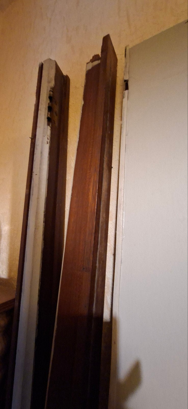 Meranti houten buitendeur  40€, Ophalen, Buitendeur