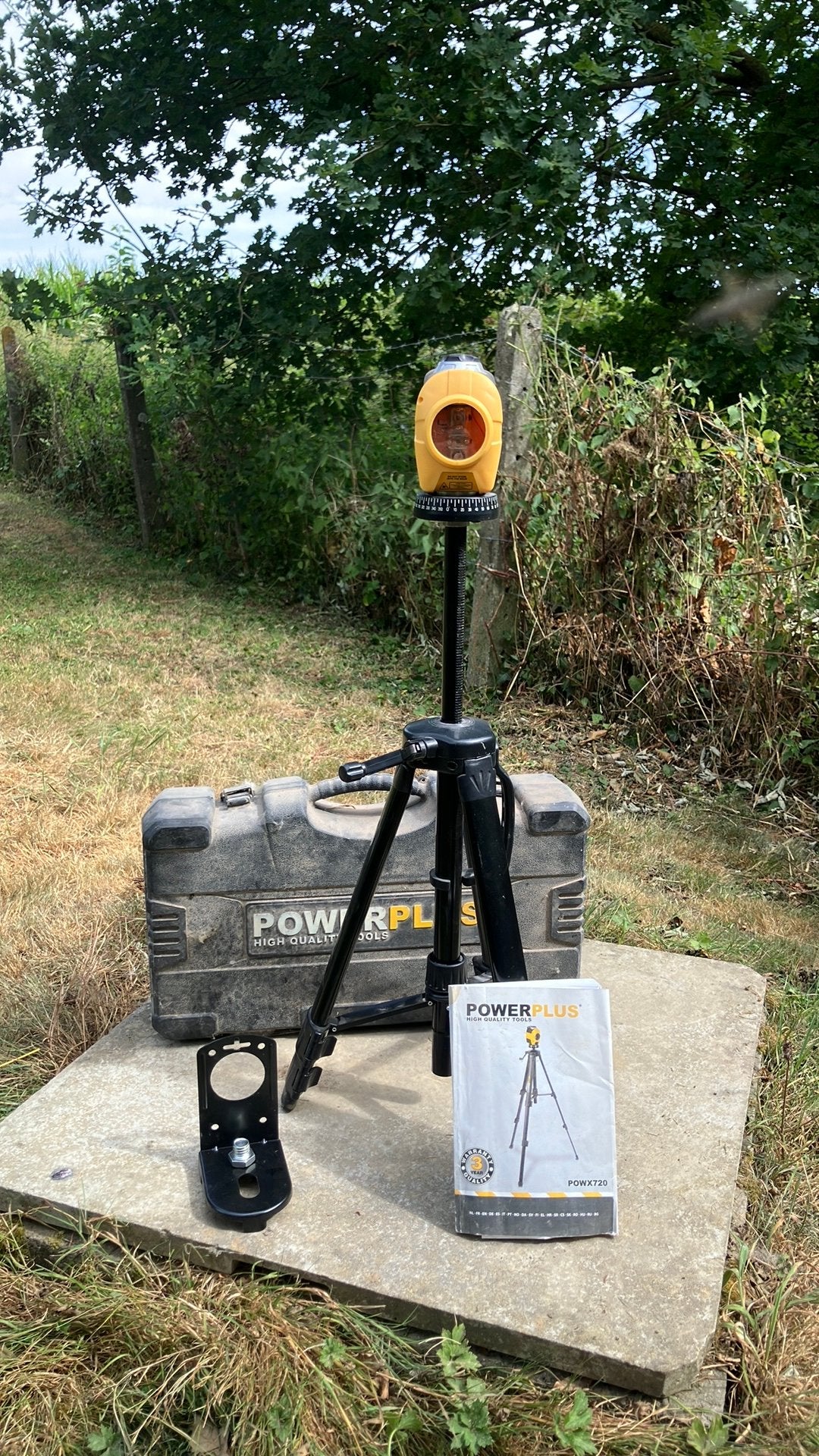 Poweplus powx720 laser, Ophalen, Gebruikt