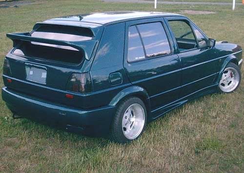 Aileron becquet vw golf 2, Enlèvement