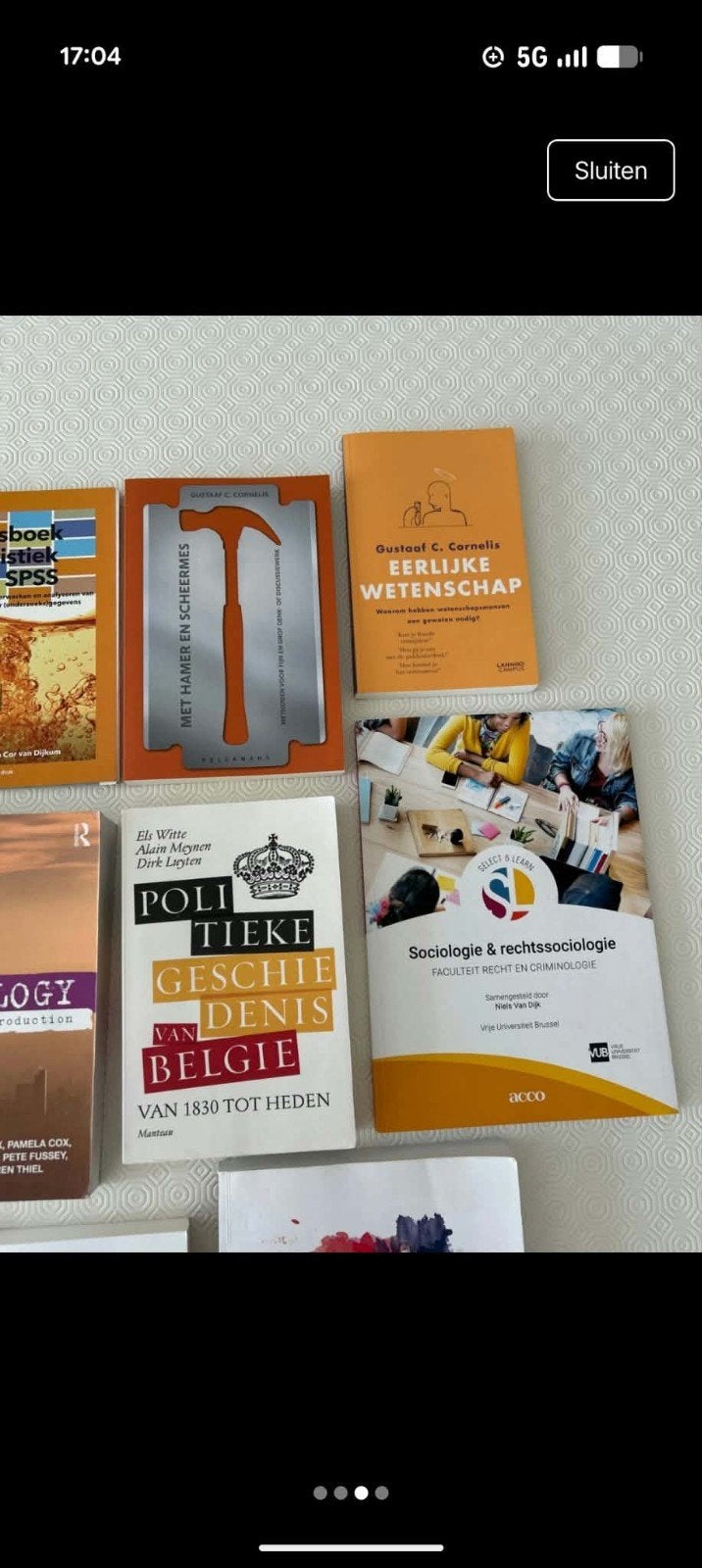 handboeken 1st bachelor criminologie, Boeken, Ophalen