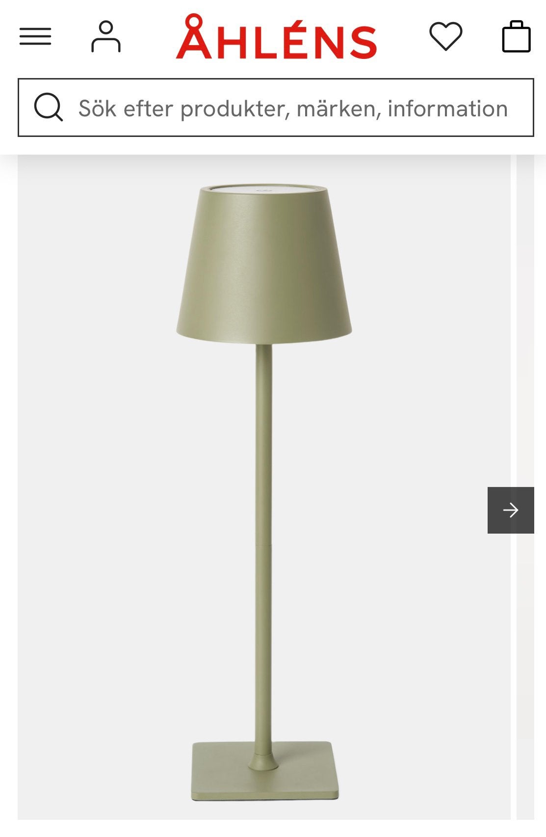 LED tafellamp Ahlens NIEUW, Dimbaar, Overige merken, Groen, 38 cm