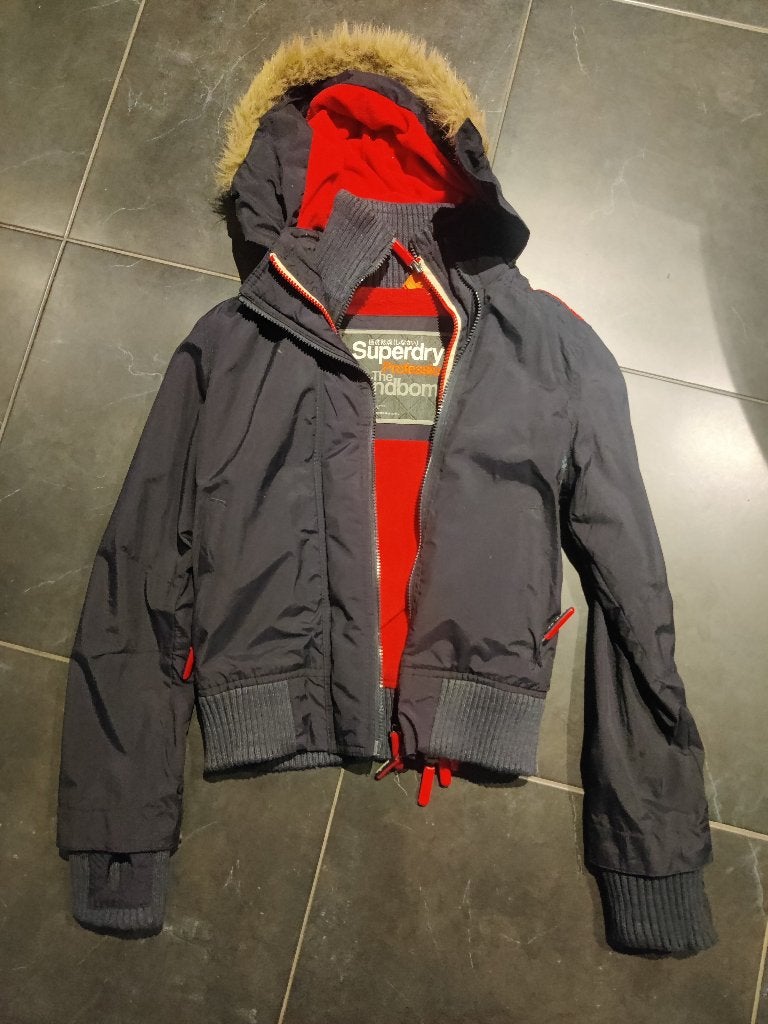 Jas Superdry XS Dames, Ophalen of Verzenden, Zo goed als nieuw, Maat 34 (XS) of kleiner, Superdry