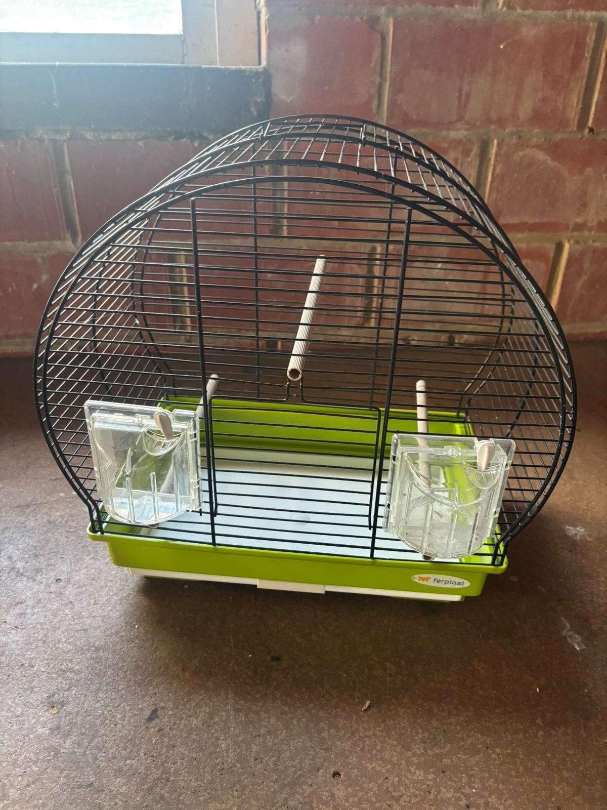 Vogelkooi, Enlèvement, Comme neuf, Aluminium, Cage à oiseaux