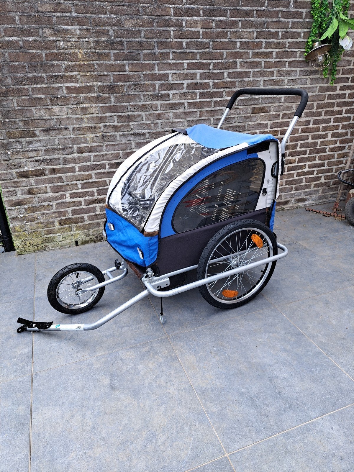 fietskar 2kinderen, Ophalen, Gebruikt, Kinderkar, 20 tot 40 kg