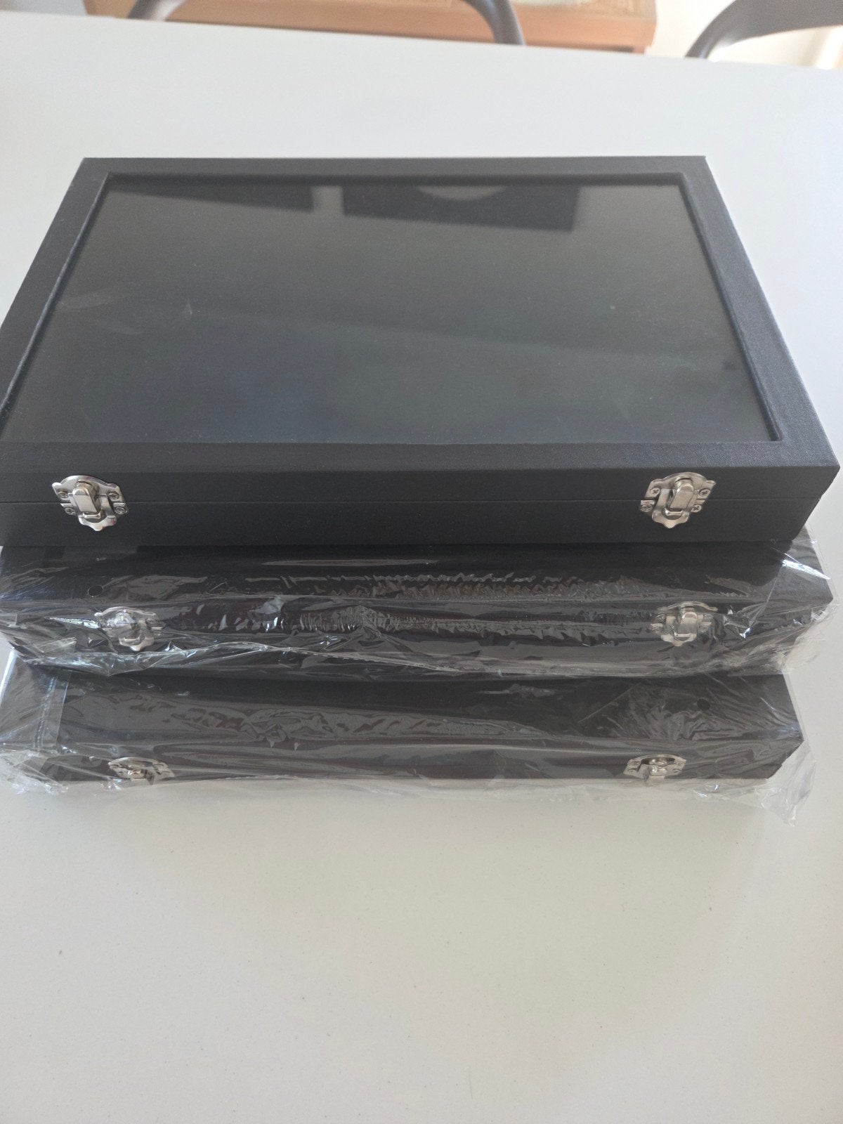 3 juwelenboxen, Zwart, Nieuw, Ophalen of Verzenden, Met slot