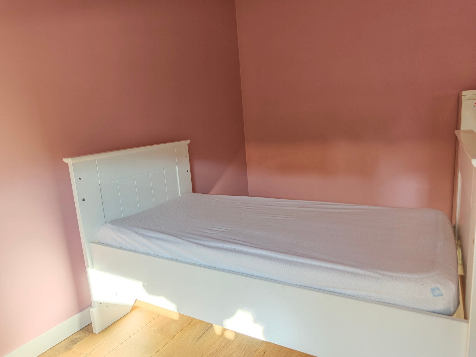 Meegroeibed Bopita Narbonne 140 CM X 70 cm ( v 0 j tot 6 j), Ophalen, 140 cm, Verstelbaar