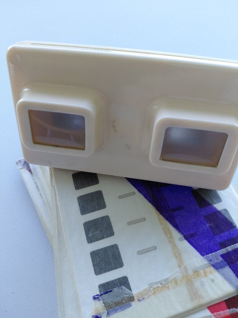 Télescope stéréo Lestrade Simplex Stereo Viewer + 45 cartes, Enlèvement ou Envoi