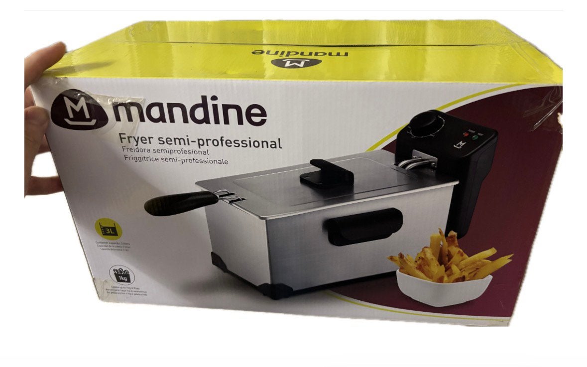 Friteuse mandine. Nieuw nog in doos, Elektronische apparatuur, Frituurpannen, Ophalen, Nieuw