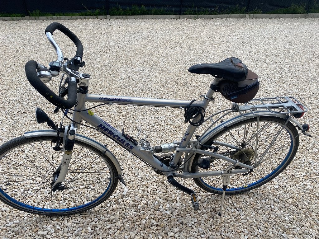 Hercules herenfiets, Gebruikt, Velgrem, Versnellingen, 61 tot 65 cm