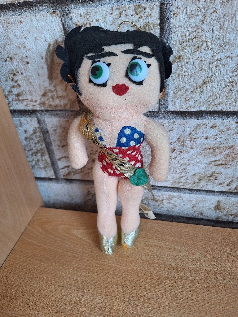 Betty boop Doll Toy Ace Novelty signé 1989., Enlèvement ou Envoi, Neuf, Humain