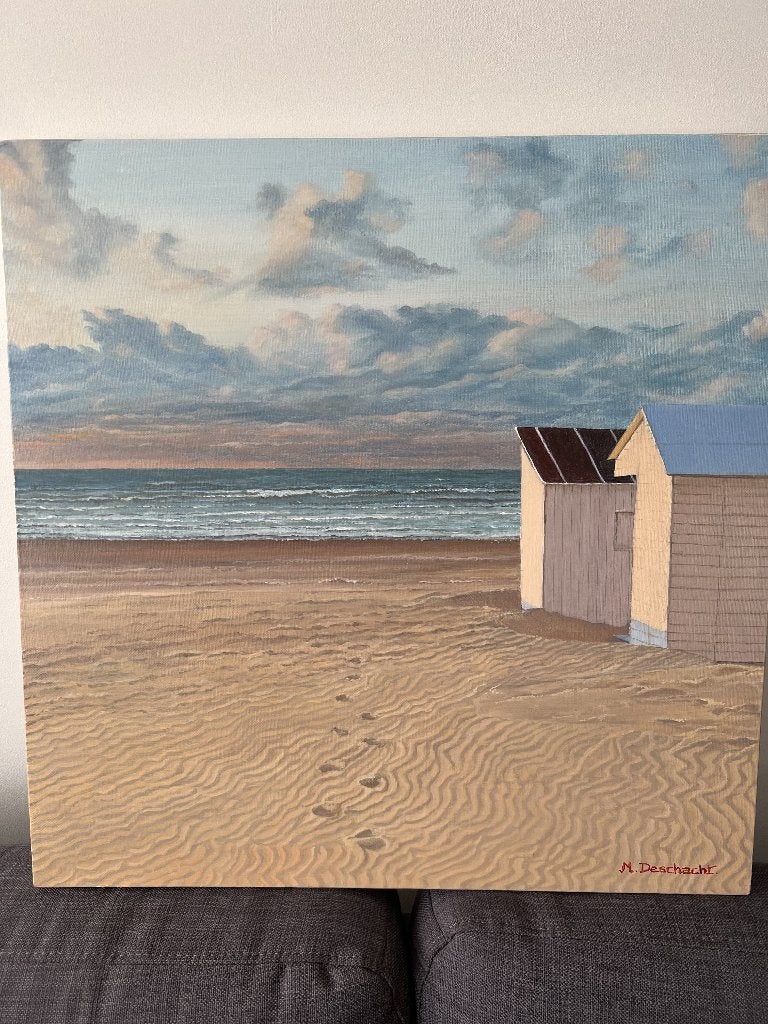 olieverfschilderij, Ophalen, Maritiem / water, Doek, Expressionistisch