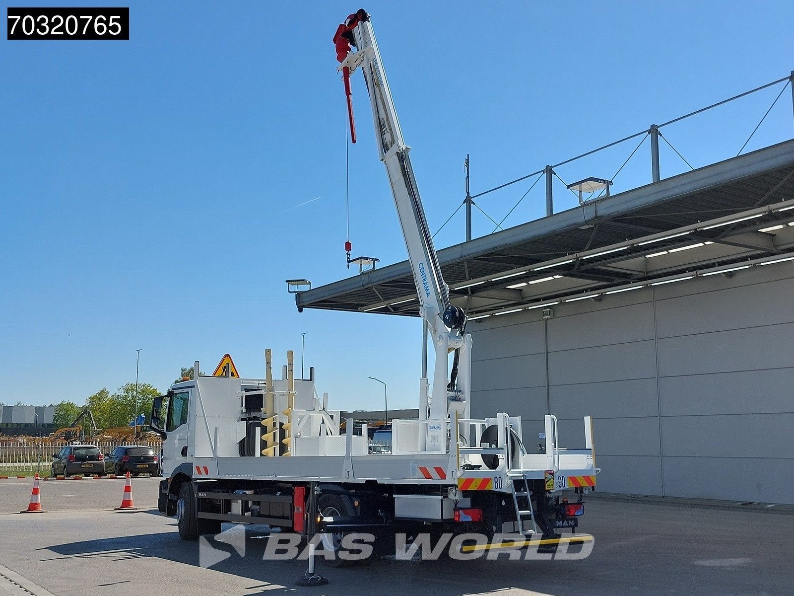 MAN TGM 18.320 4X2 NEW! Camion Foreuse Centrama LPC2.1T Dril, Euro 6, Entreprise, MAN, Diesel