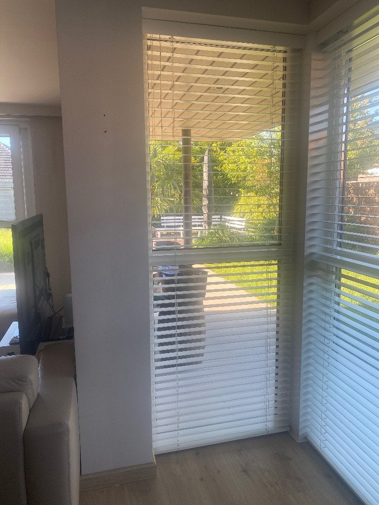 Houten lamellen, Ophalen, 235 cm, Zo goed als nieuw, Crème