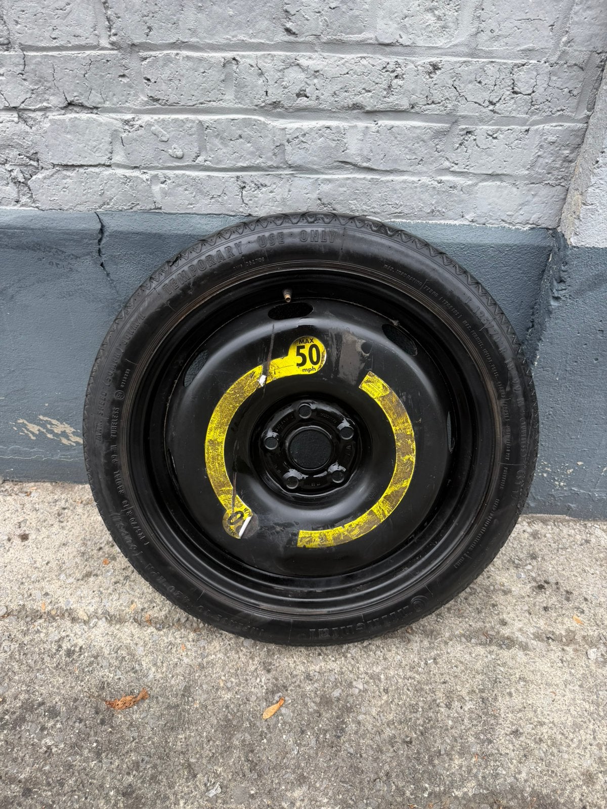 Roue de secours 125 70 18p 5par112 vw audi seat skoda, Enlèvement, 18 pouces