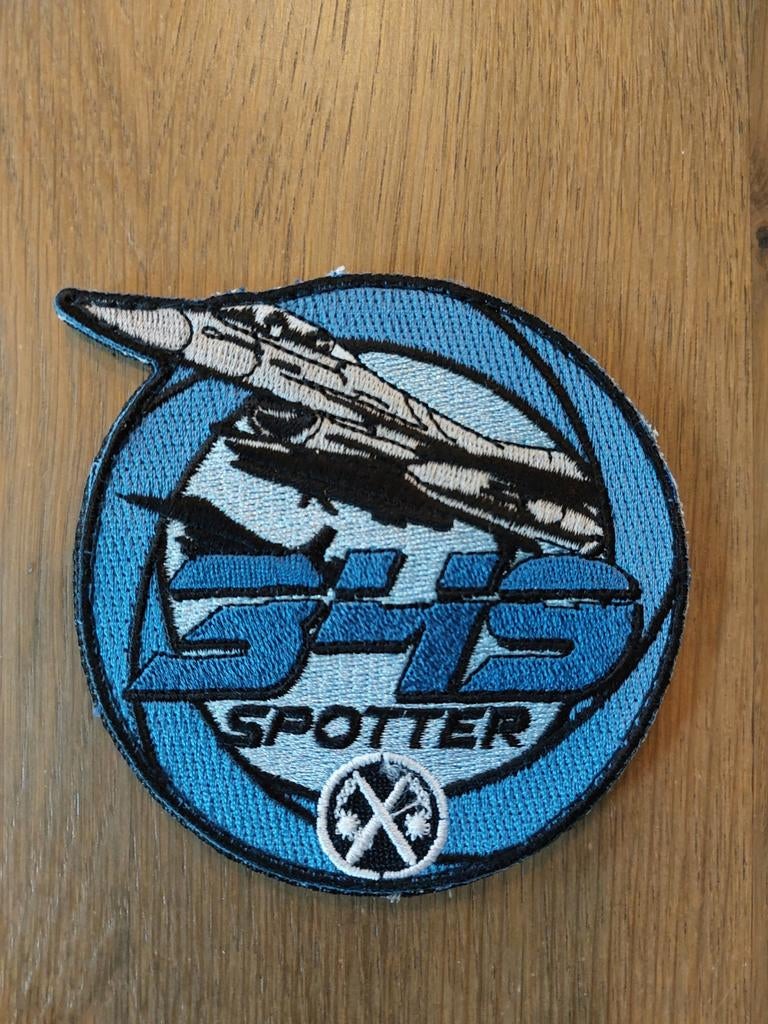 Patch Belgian Air Force 349 Squadron spotter, Verzenden, Luchtmacht, Embleem of Badge