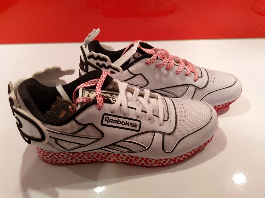 Keith Haring X Reebok sneakers wit/rood maat 42 EU, Wit, Nieuw, Ophalen of Verzenden, Reebok