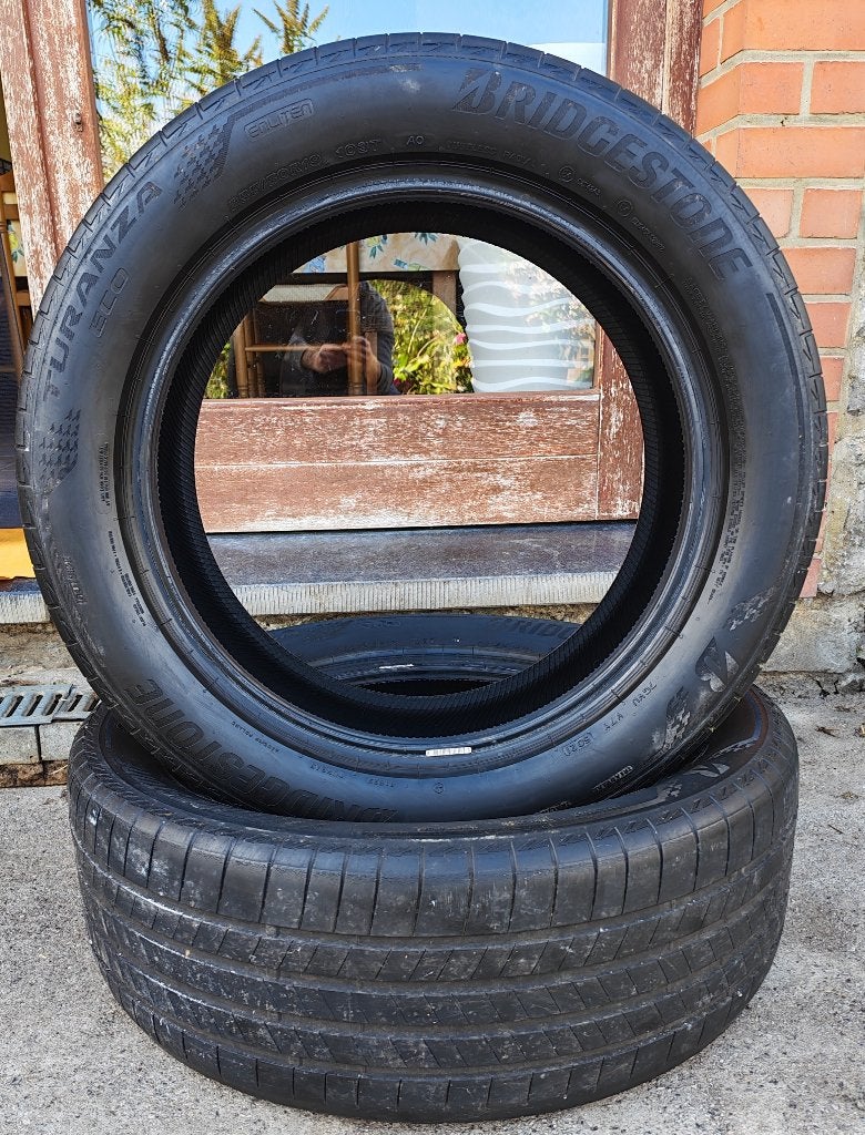 2 Pneus été Bridgestone Turanza 255/50 R19, 255 mm, Véhicule de tourisme, Pneus été, Pneu(s)