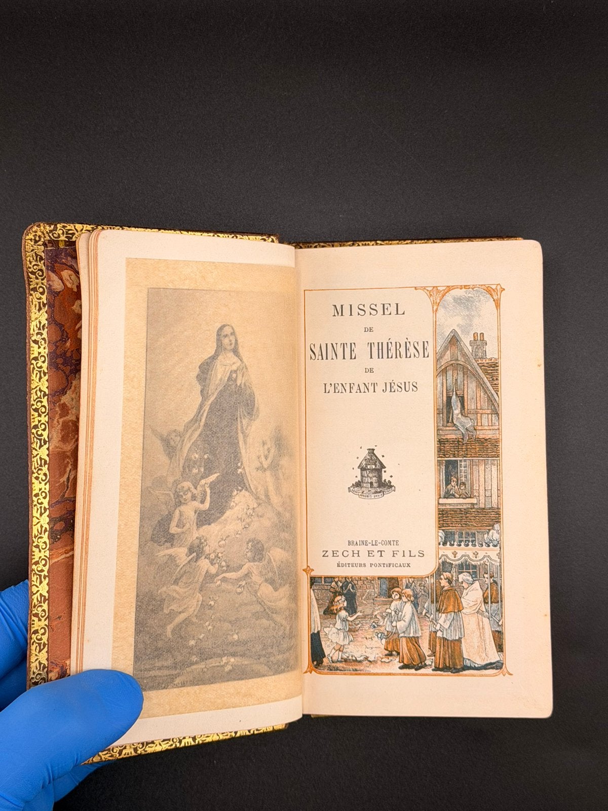 Missel St-Thérèse de l’Enfant Jésus – Zech & Fils – 1932, Antiquités & Art, Enlèvement
