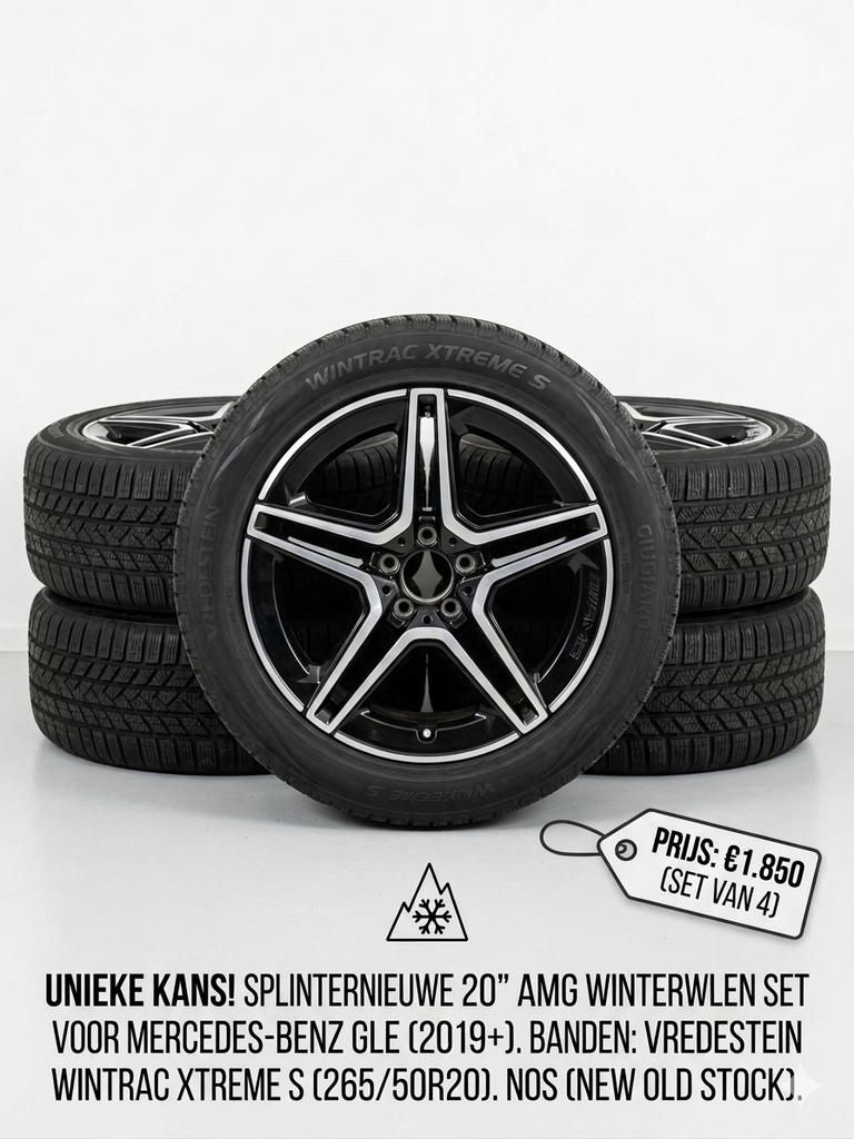 NIEUW: 20 inch Originele Mercedes AMG Winterset - Vredestein, Auto-onderdelen, Ophalen, 265 mm, Banden en Velgen, Nieuw