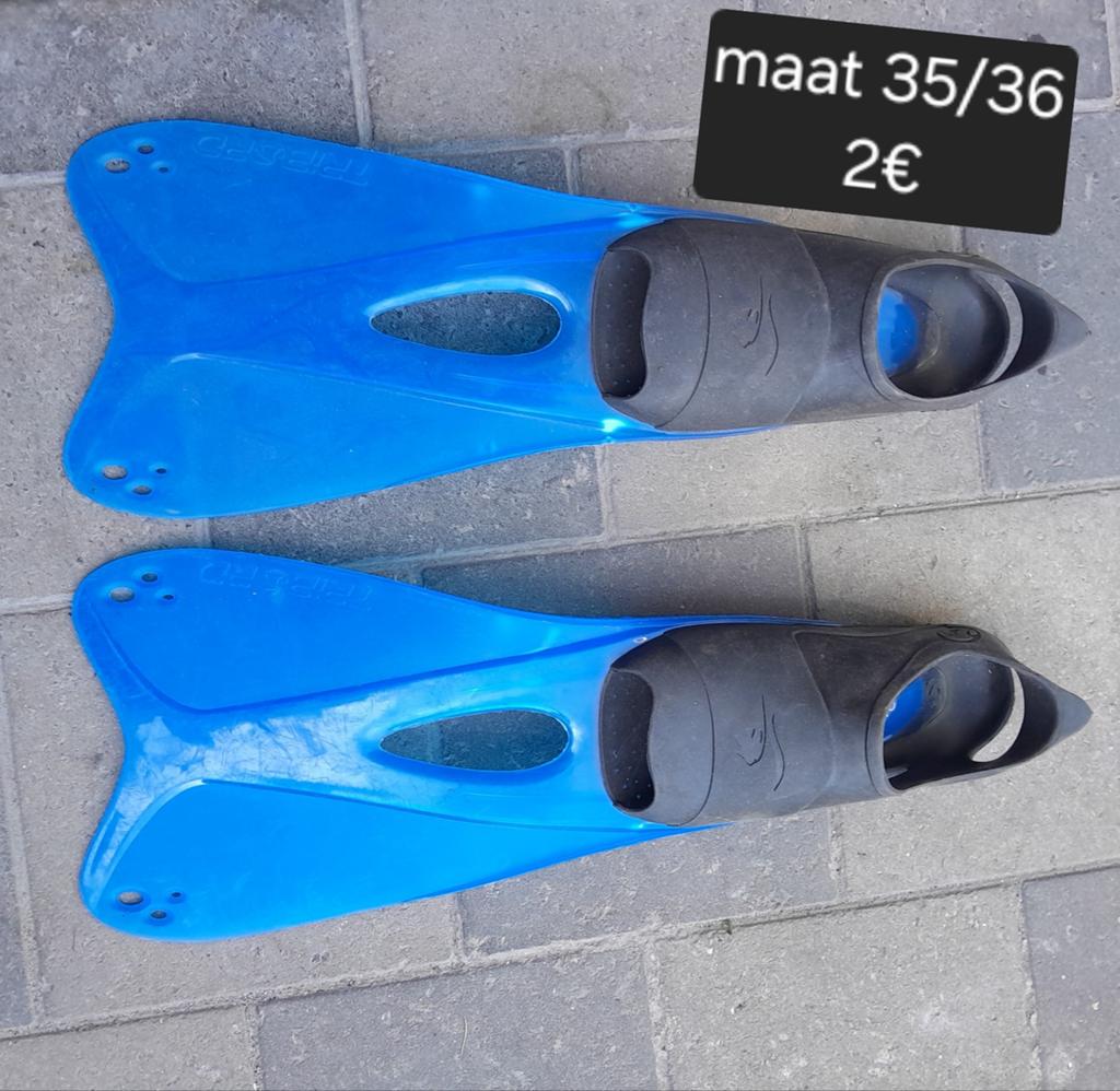 Zwemvliezen maat 35/36, Ophalen