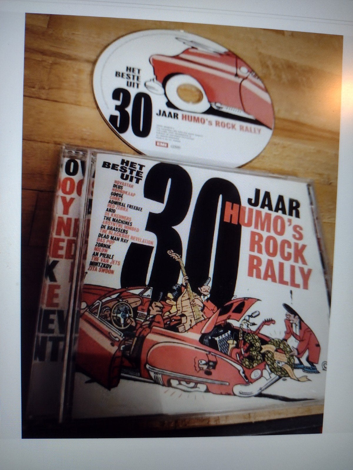 BELPOP CD: 30 JAAR HUMO'S ROCK RALLY: Red Zebra-Gorky-Goose, Ophalen of Verzenden, Zo goed als nieuw, Pop