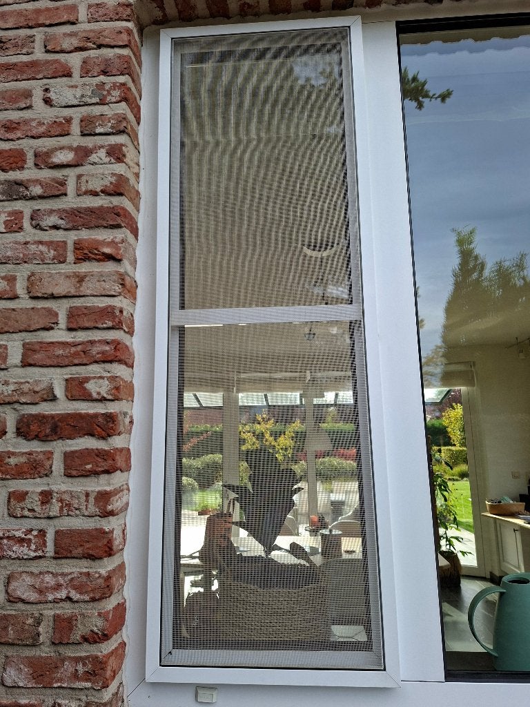 Vliegenramen wit, Doe-het-zelf en Bouw, Ophalen, Gebruikt, Metaal, Overige typen