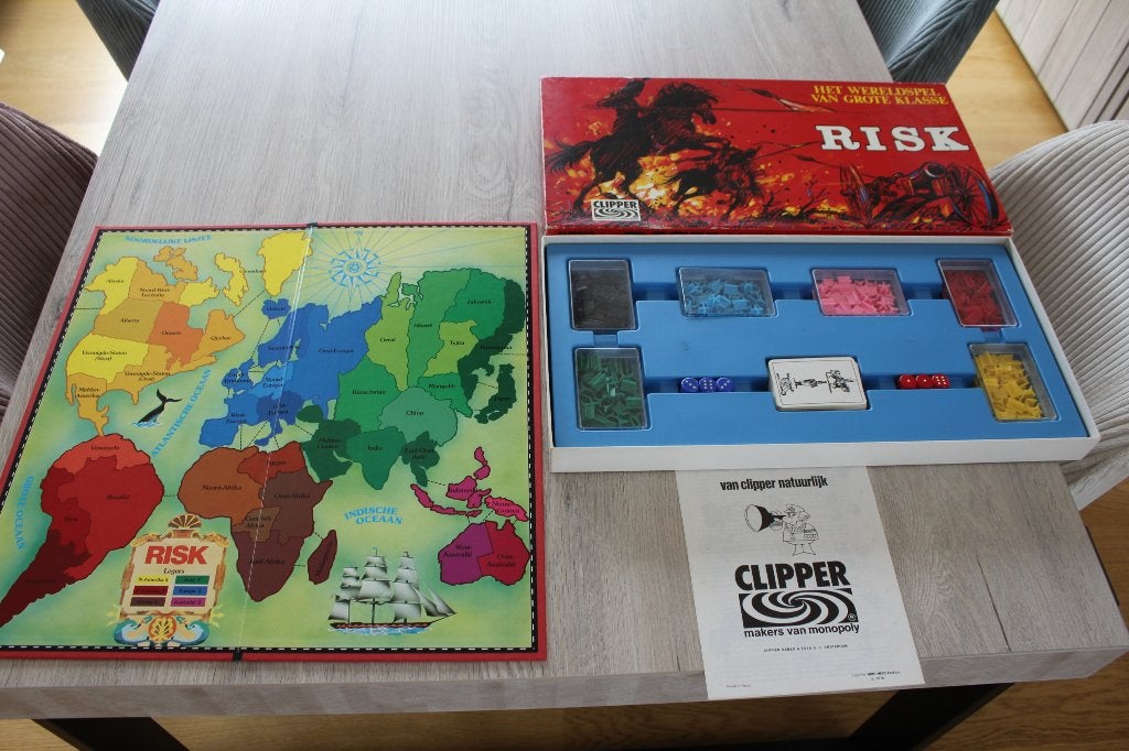 Rode Risk 1976, Hobby en Vrije tijd, Vijf spelers of meer, Ophalen of Verzenden, Gebruikt, Clipper