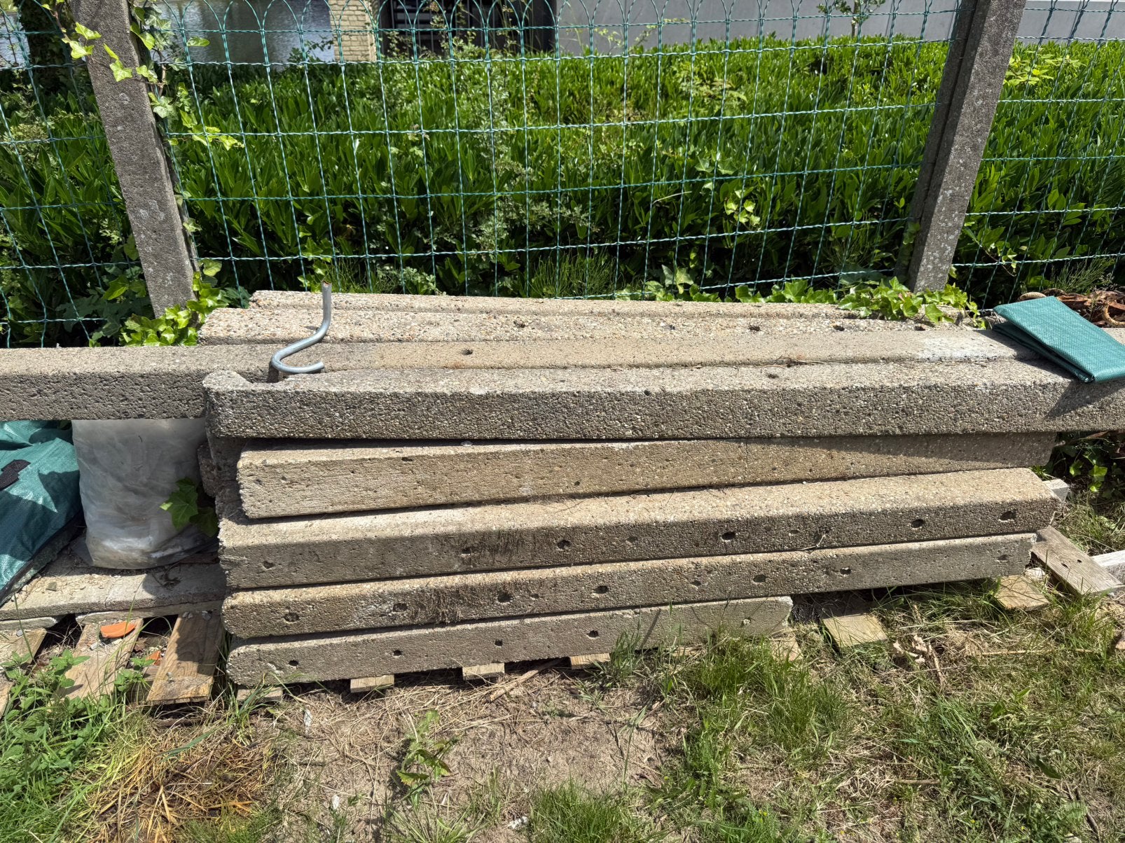 Piquet beton, Ophalen, Gebruikt, Overige materialen