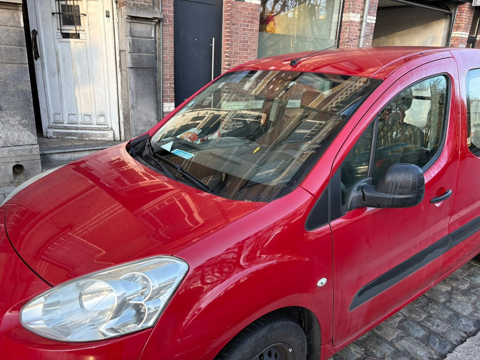 Peugeot partner 2013 automaat lichte vracht 3 zit, Auto's, Euro 5, Stof, 1600 cc, Diesel