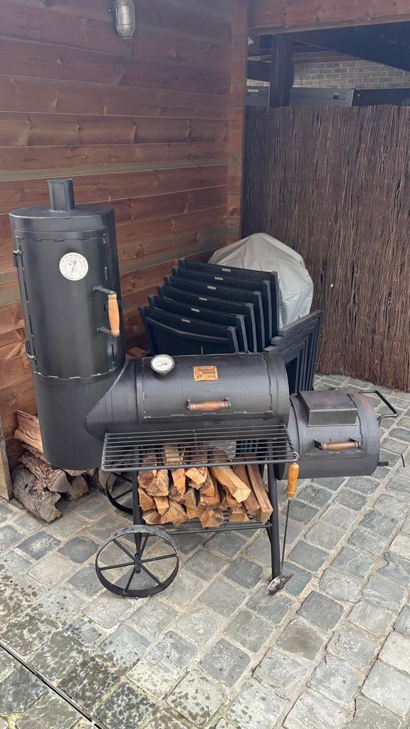 Oklahoma Houtskool Barbecue Mini Chuckwagon 13", Tuin en Terras, Ophalen, Zo goed als nieuw