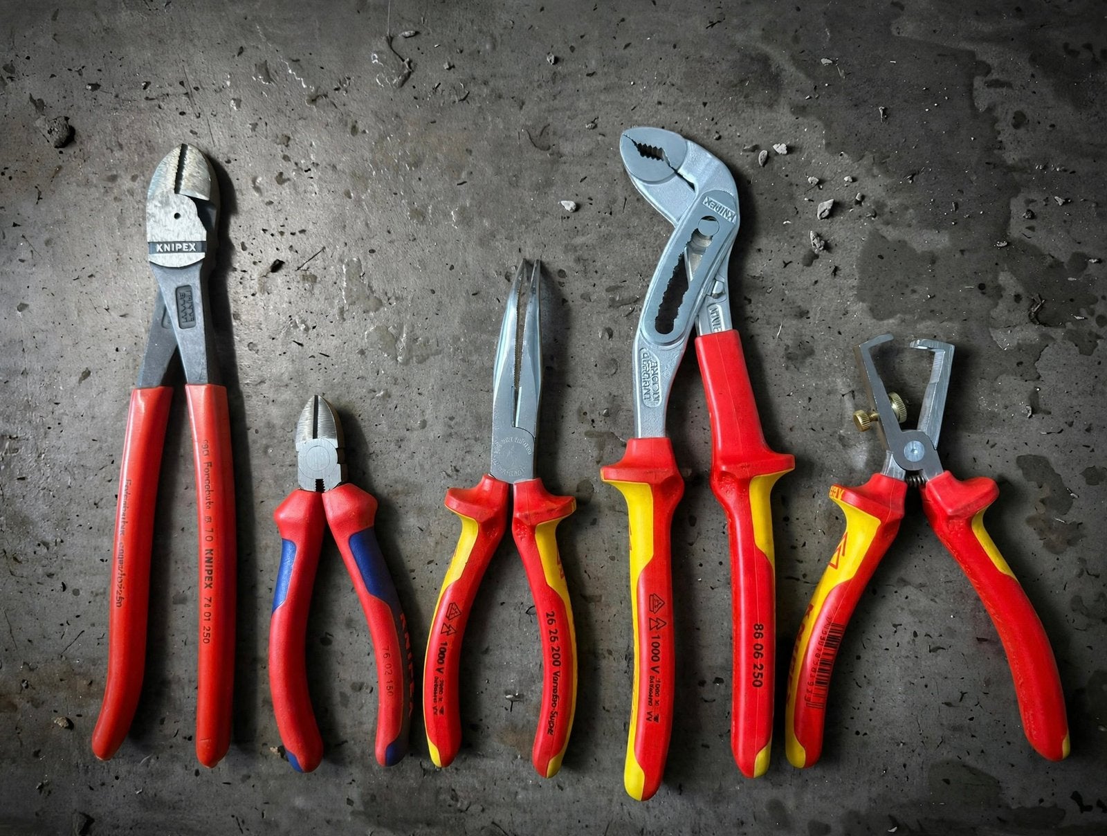 Lot 5 Pinces KNIPEX Pro - Très bon état - Comme Neu, Enlèvement, Comme neuf