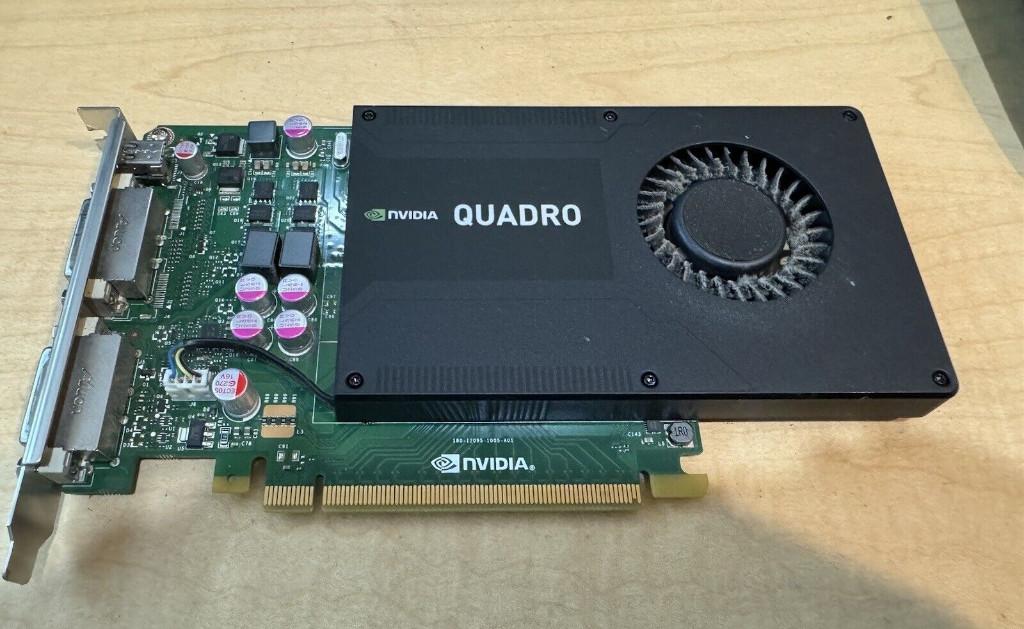 Nvidia Quadro K2000D 2Gb DVI Mini DisplayPort, PCI-Express 3, Gebruikt, DVI, Ophalen of Verzenden