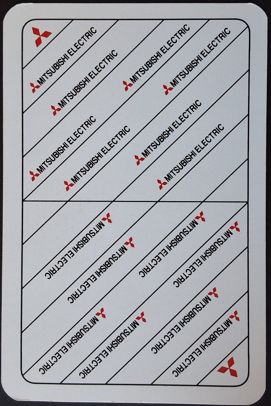 1 Speelkaart  Mitsubishi, Ophalen of Verzenden