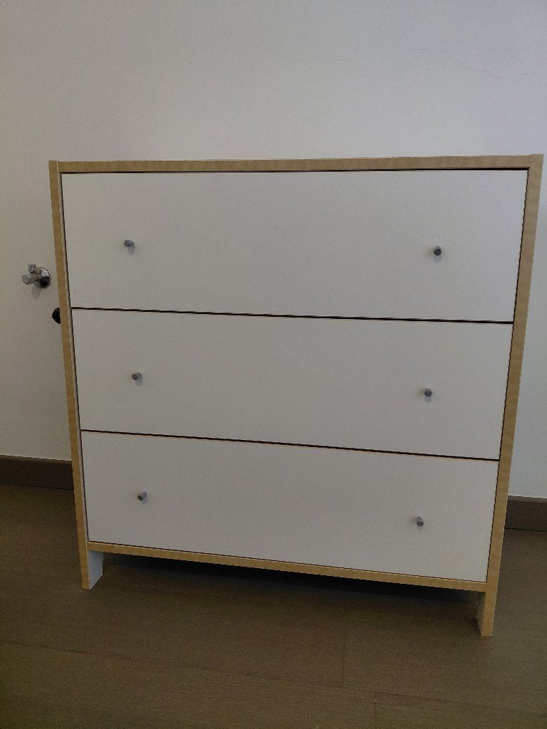brede ladekast, 3 ou 4 tiroirs, 25 à 50 cm, Moins de 100 cm, Scandinavisch