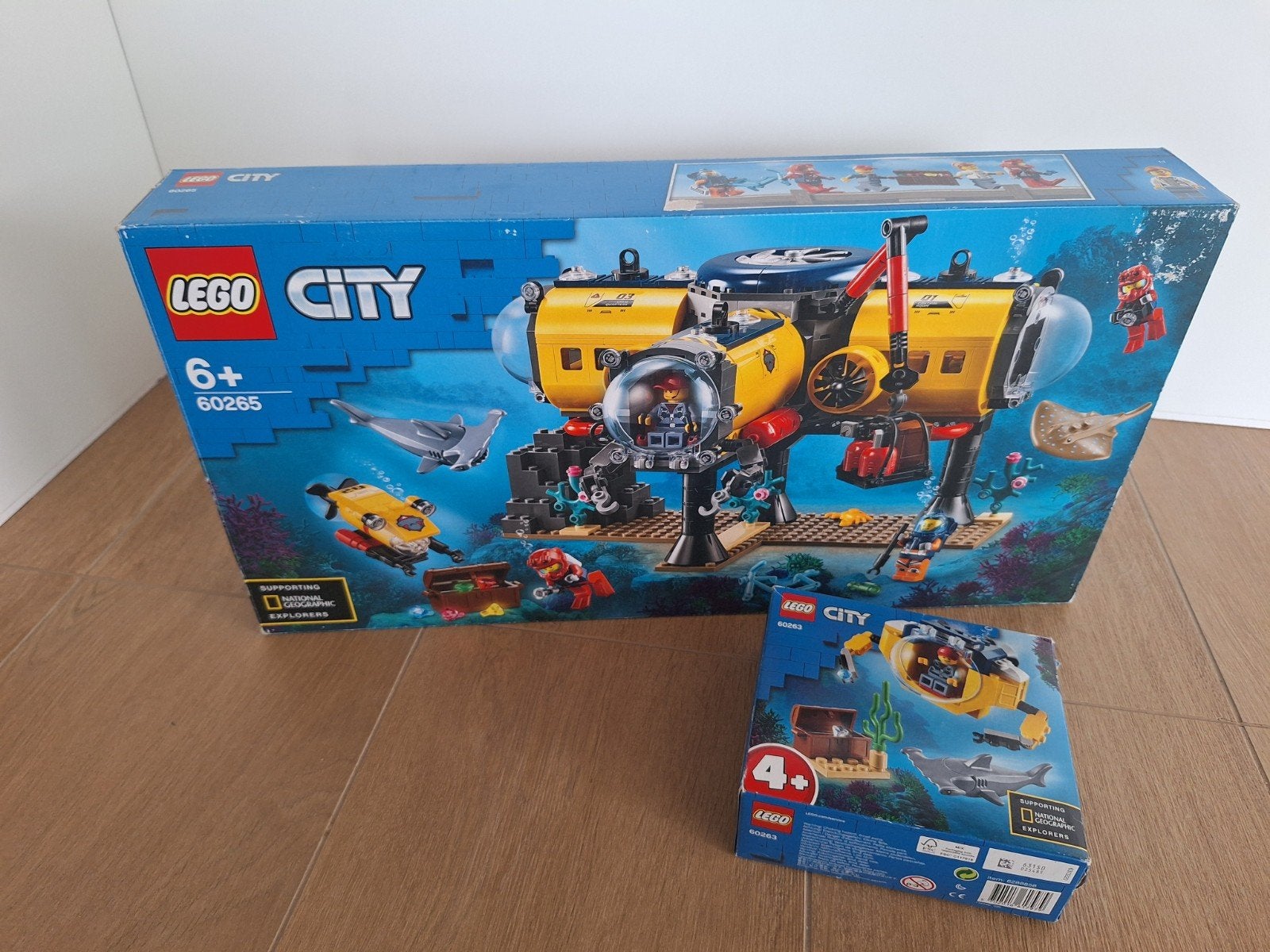 Lego City 60265 + 60263  Oceaan onderzoeksbasis en duikboot, Ophalen of Verzenden, Lego, City