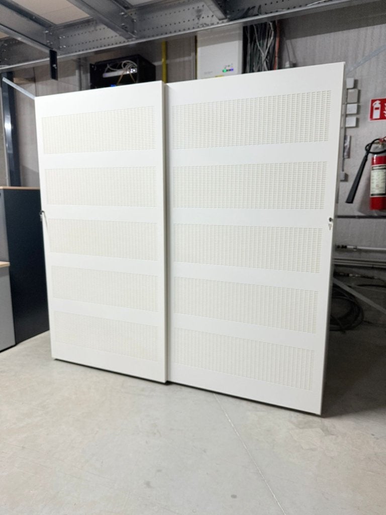 Akoestische Schuifdeurkast 190x200x47cm | Wit, Huis en Inrichting, Ophalen, 150 tot 200 cm, Zo goed als nieuw, Metaal