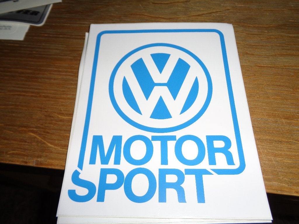 VW Motorsport Stickers Nieuwstaat en origineel van VW., Enlèvement ou Envoi, Neuf, Voiture ou Moto