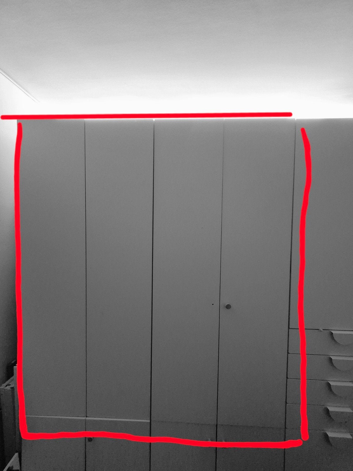 2 Platsa kasten Ikea 180x80x55, Ophalen