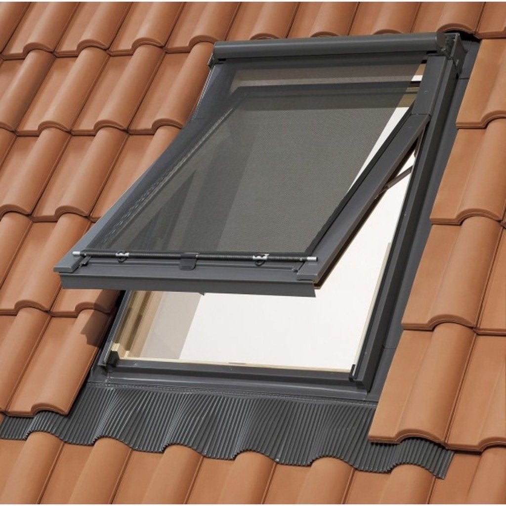 6x VELUX buitenzonwering MHL (manueel) – UK04 / UK08 / UK10, Écran, Enlèvement, Utilisé, Moins de 250 cm