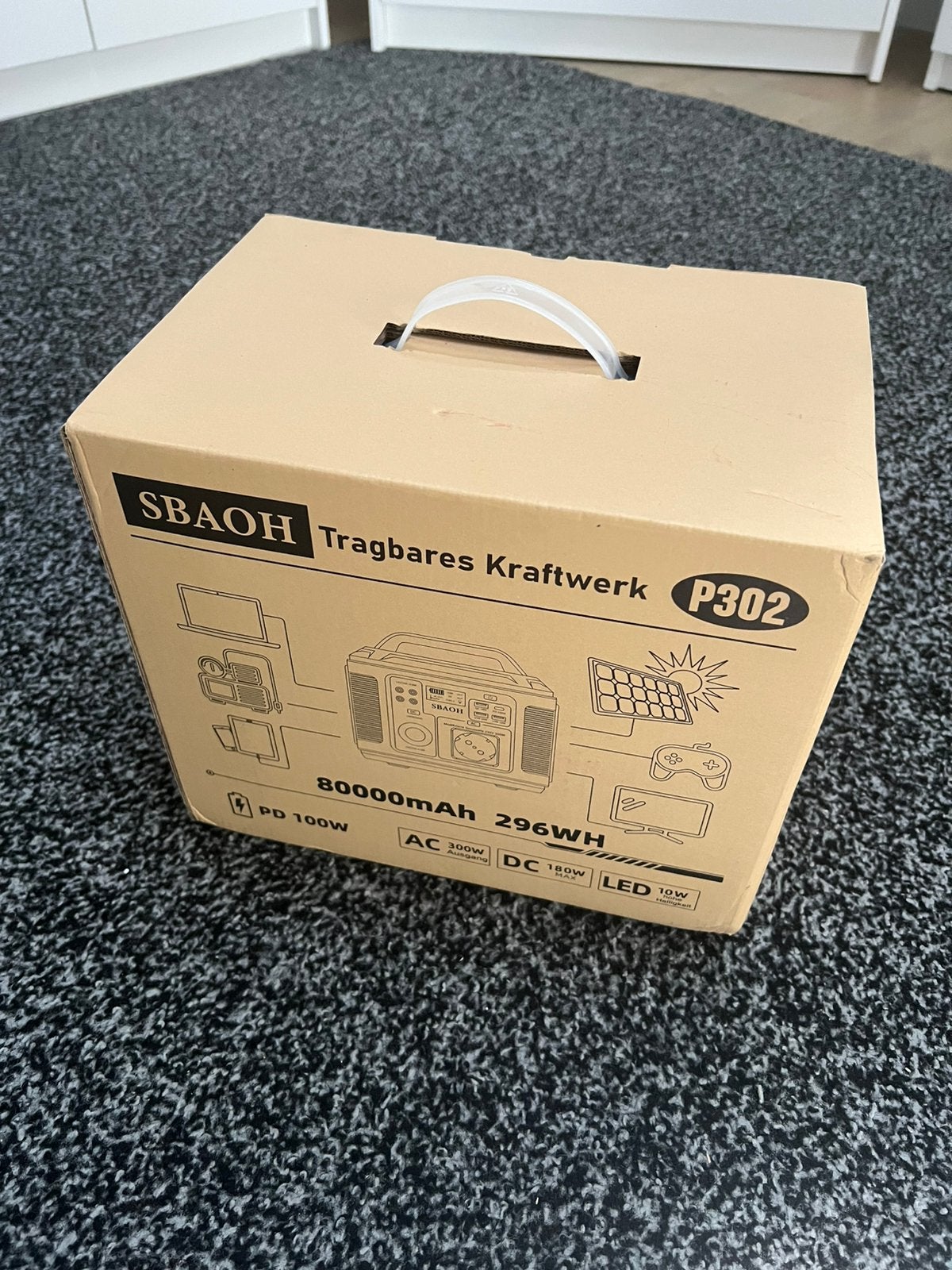 Draagbare stroomgenerator 300W, Ophalen, Nieuw