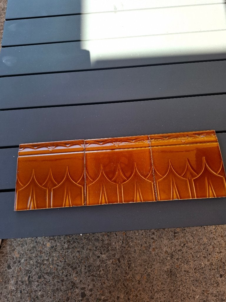 Plinten tegels art deco, Ophalen