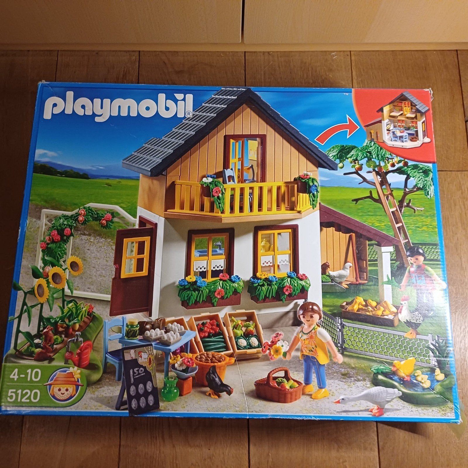 playmobil 5120 hoeve met bio-winkel, Ophalen of Verzenden, Figuren