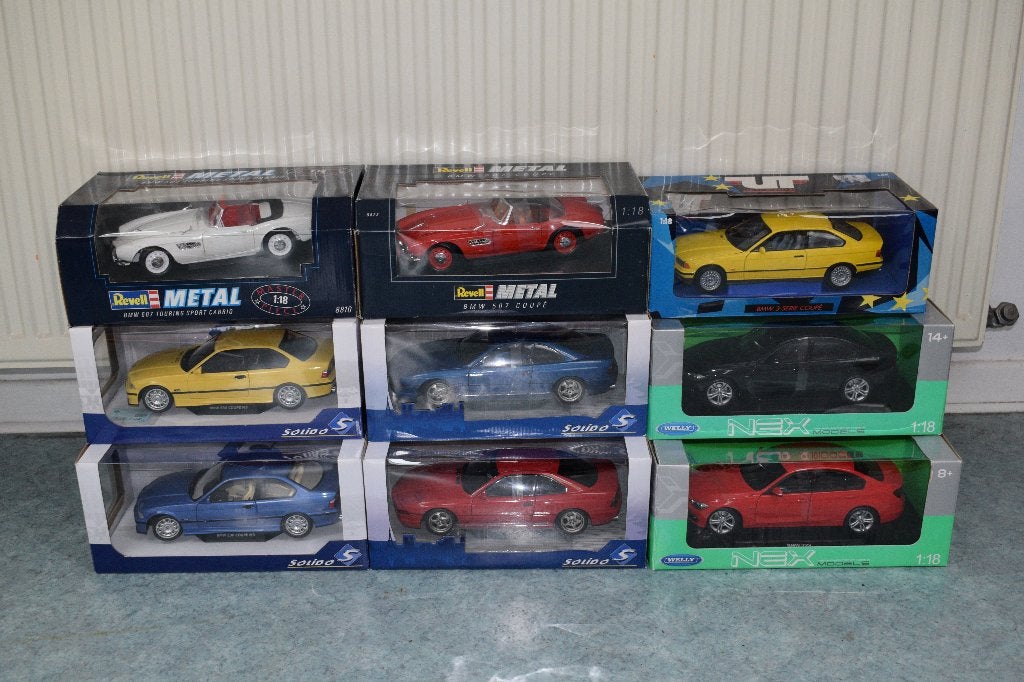 9 miniatures automobile BMW 1:18 neuf, Enlèvement ou Envoi, Neuf, Burago