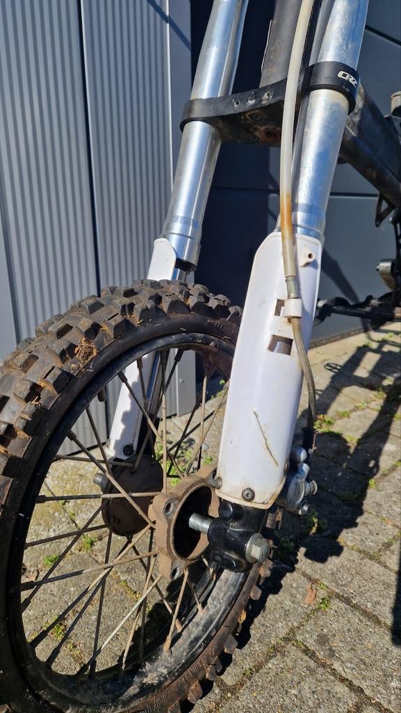 RFZ pitbike voor vork een kader!, Utilisé, Pit Bike, Frein à disque, Rfz