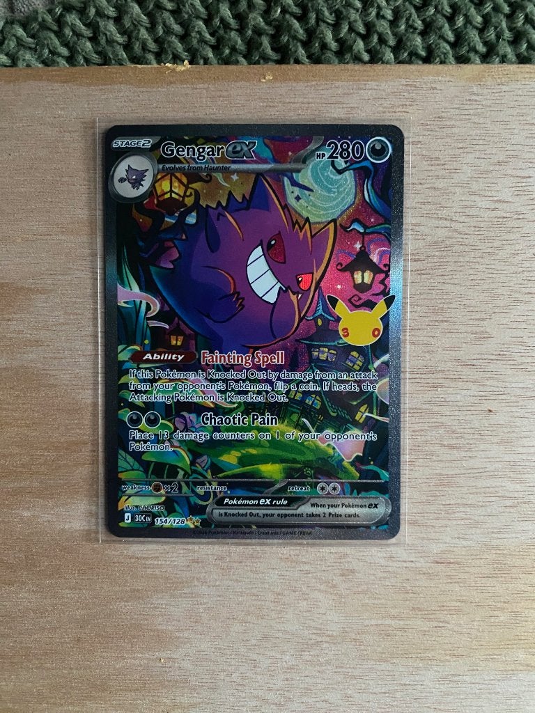 Gengar EX 30 celebration, Ophalen, Nieuw, Losse kaart