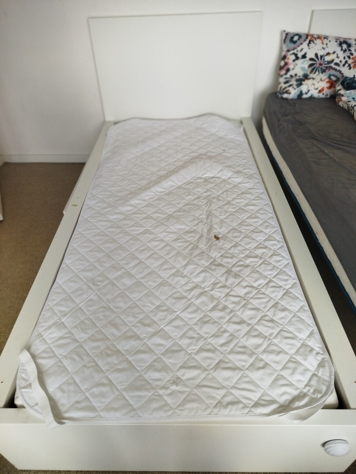 1 persoonbed (2 stuks ), Ophalen, Lattenbodem